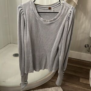 🆕 FREE PEOPLE Wesley Thermal Top / Blue Moon